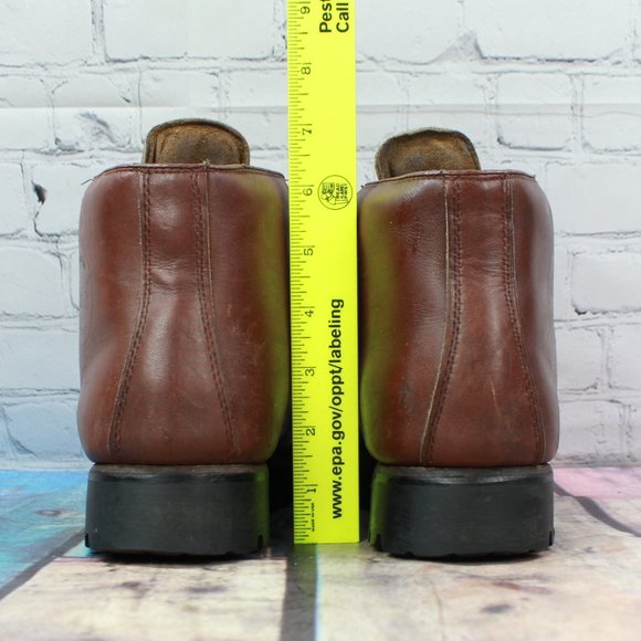 Vtg TIRAH Lace Up Outdoor Boot Vibram Size 9.5 M - Picture 6 of 9